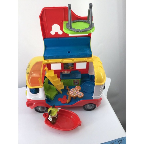 Disney RED BUS Accessories Boat Included Toy Vehicle Car - Picture 11 of 12